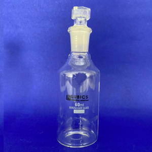 60ml borosilicate glass reagent bottle with ground glass stopper
